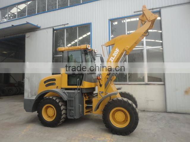 2ton chinese wheel loader with capacity 1.0m3 joysticks/quickchange/A/C are option