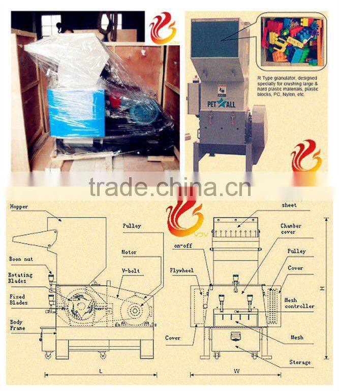 Low engine load , small plastic bottle crusher
