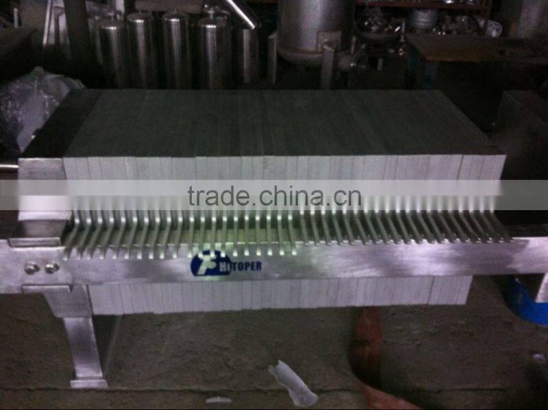 Wine,liquor,beer,cooking oil filter press of stainless steel plate