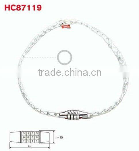 chain link lock with code