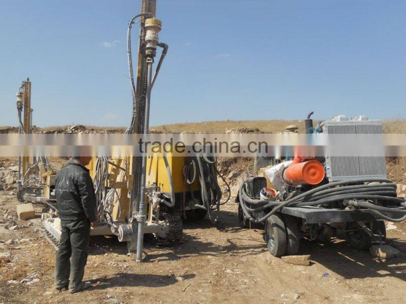 40m deep 90~130mm diameter hydraulic rotary drilling rig Z138YA