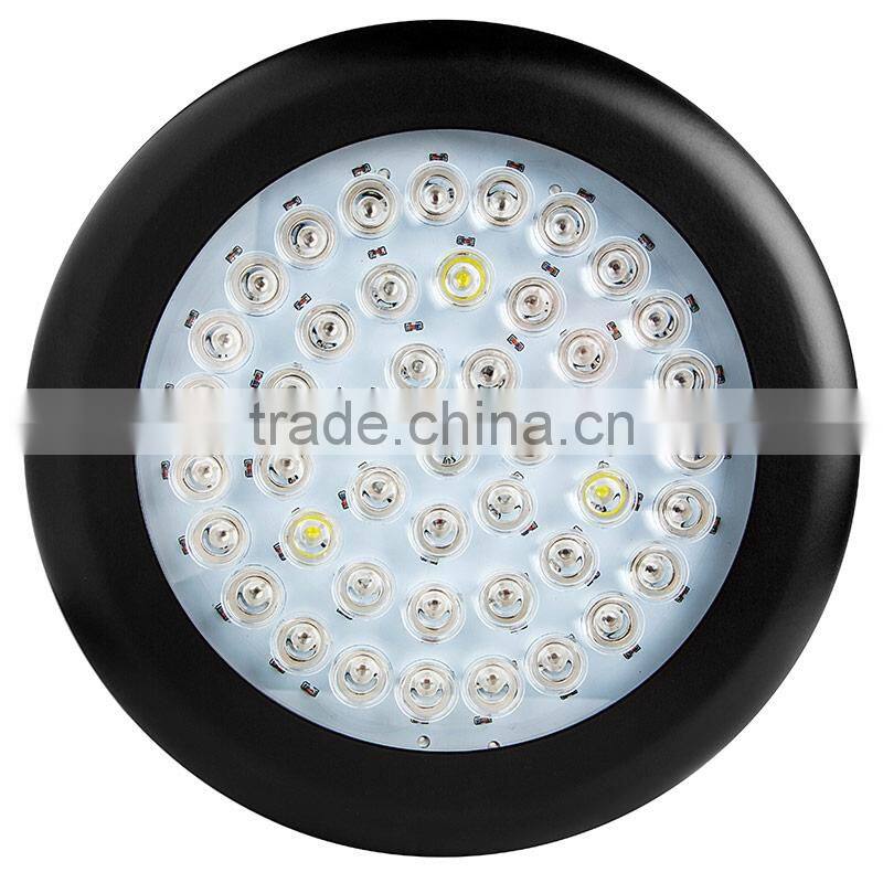 Cheap 135w professional UFO Led Grow Light with optical lens for medicinal plants and flower