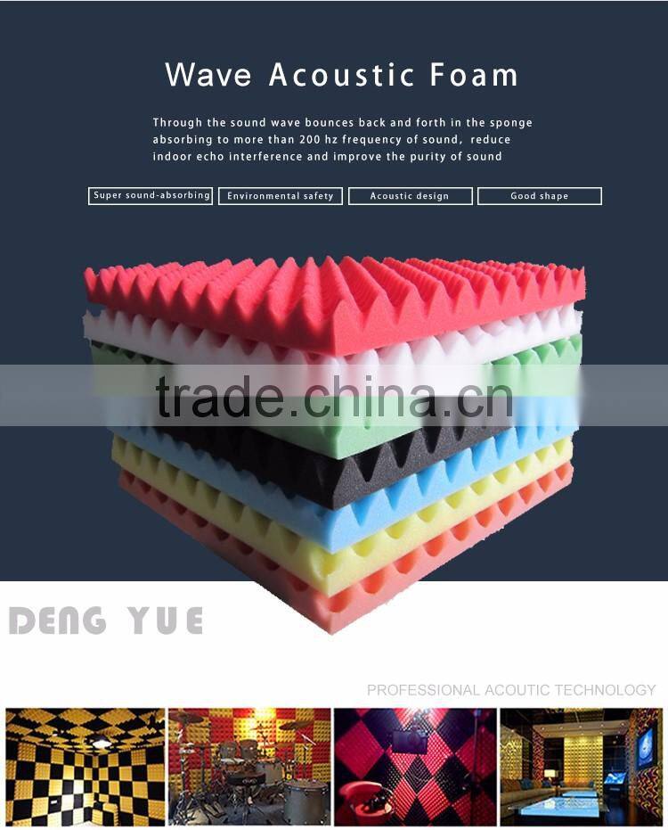 Eco-Friendly Soundproof Wave Foam Sponge Audio Room Used