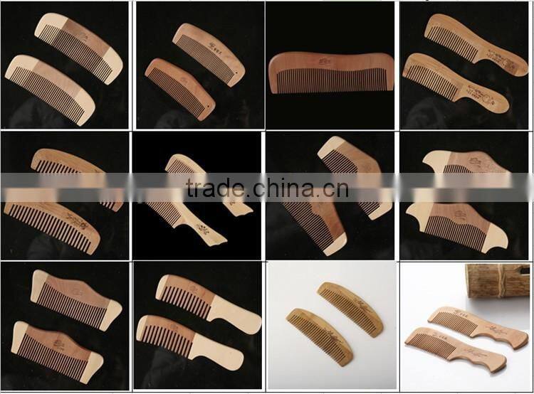 100% Nature Nanmu Wooden Combs 13.7*4.5