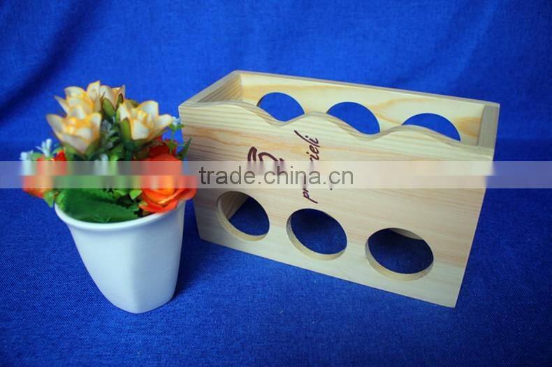 unique decorative pine wooden spice rack for wholesale