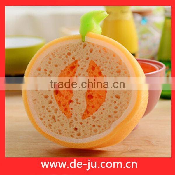 Red Strawberry Scouring Lovely Fruit Sponge Foam