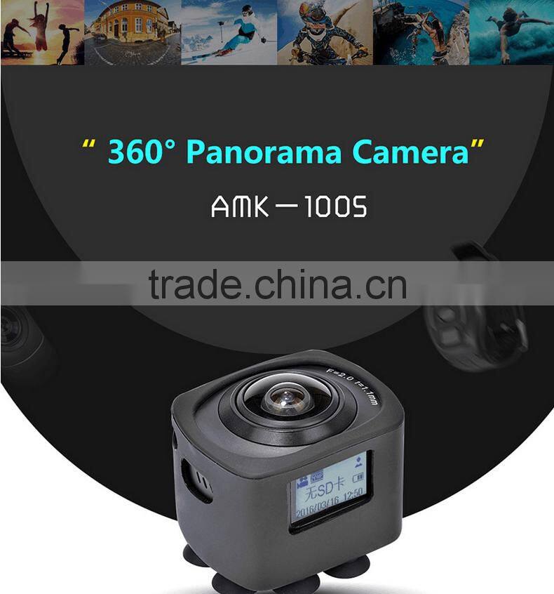 Multifunctional Full HD 360 Degree VR Sports Video Camera Wifi Waterproof Mini Outdoor Portable Vitual Reality Sports Camera