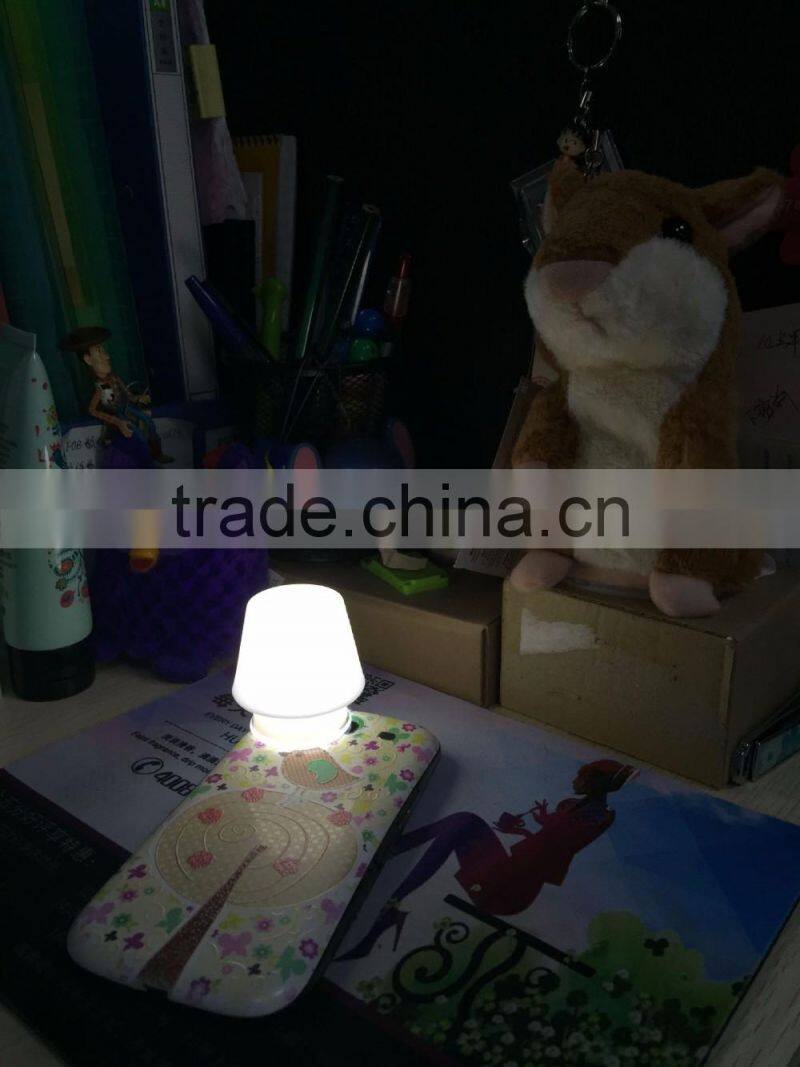 Creative Cellphone Lampshade With Holder. Portable Silicone Lamp-Chimney For Mobile Phone FlashLight