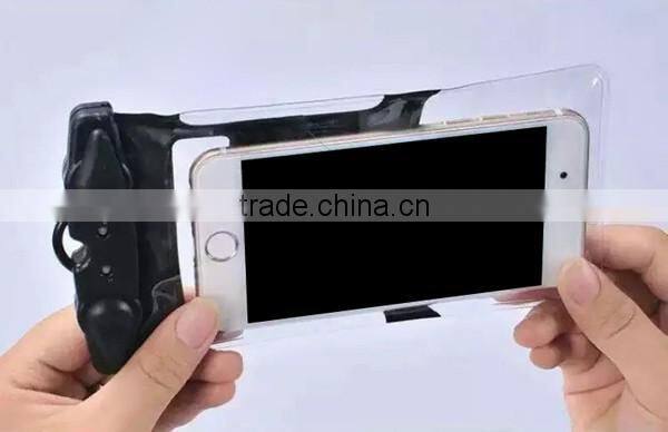 Hot sale! Summer holiday swimming lifesaving whistle waterproof bag for smart phone