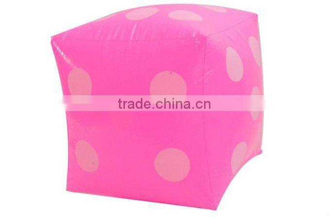 Supply fashion kids dice inflatable toy stock small order