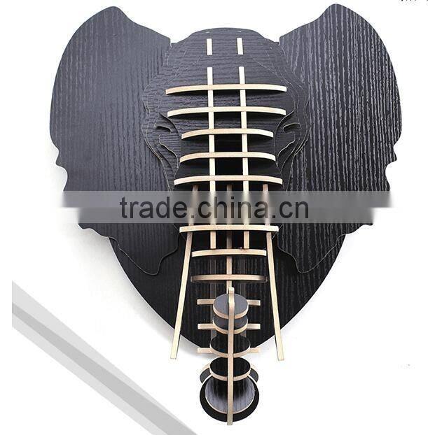 Wall animal head hanging sculpture, Mammoth head hanging