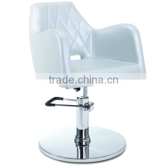 Round Base Modern Hydraulic barber chair hair cutting chairs with pedal wholesale barber supplies F-1965