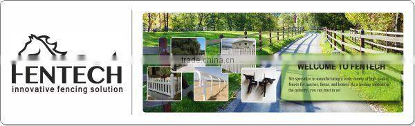 Fentech Widely Used Pvc/Vinyl/Plastic Temporary Fence