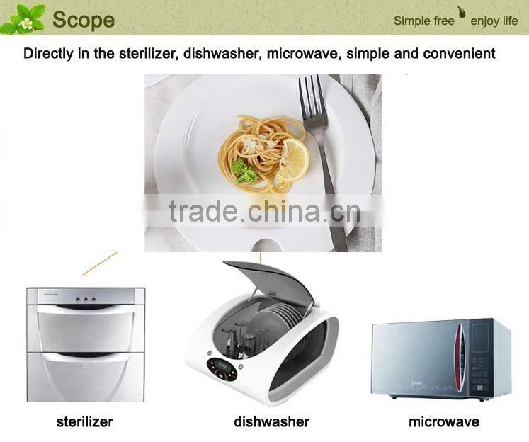 22.5*15*1cm star hotel white ceramic dinner plate beef plate