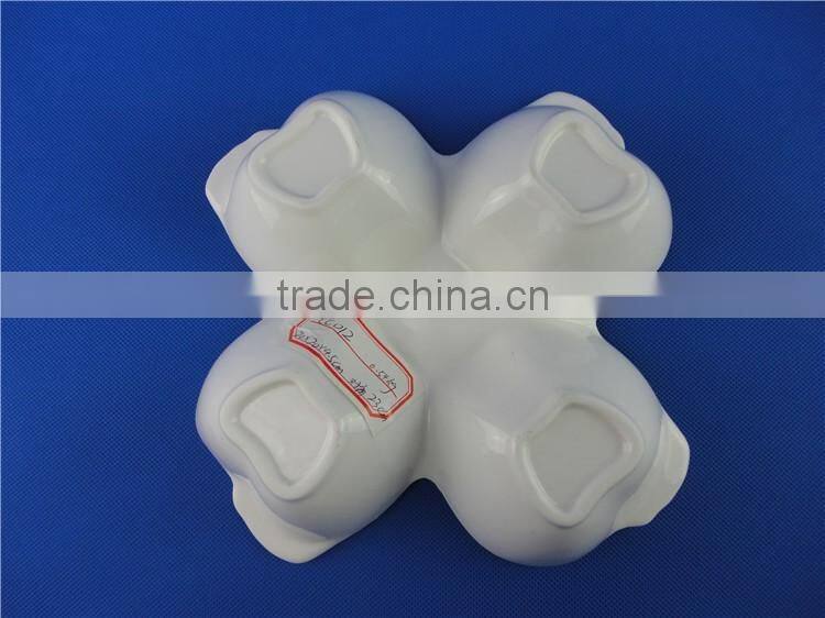 Hotel and restaurant ceramic plate