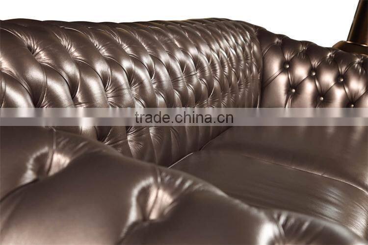 luxrury home used geniune leather living room sofa