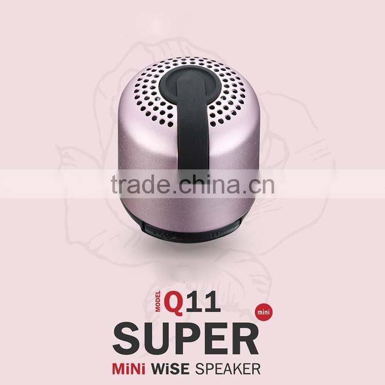 2017 New gadget custom logo handsfree call mini bluetooth speaker with CE ROHS FCC BQB certifications