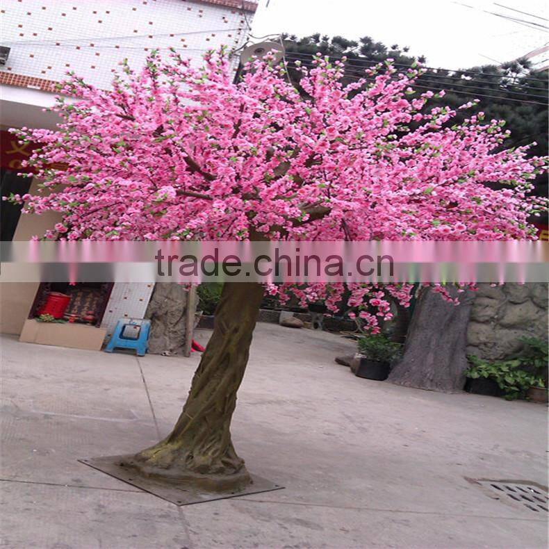 SJZJN 308 Lovely Artificial Peach Blossom Pink Peach Wishing Tree Wedding Decoration Tree