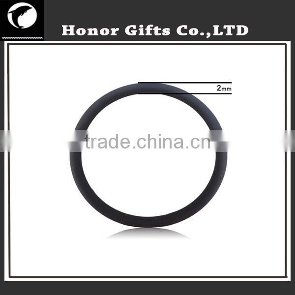 Promotional High Quality Custom Embossed Silicone Rubber Wedding Rings