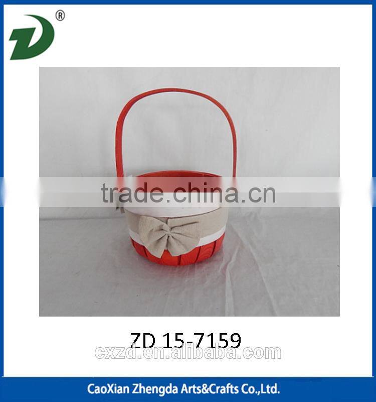 Pure handmade willow basket for picnic