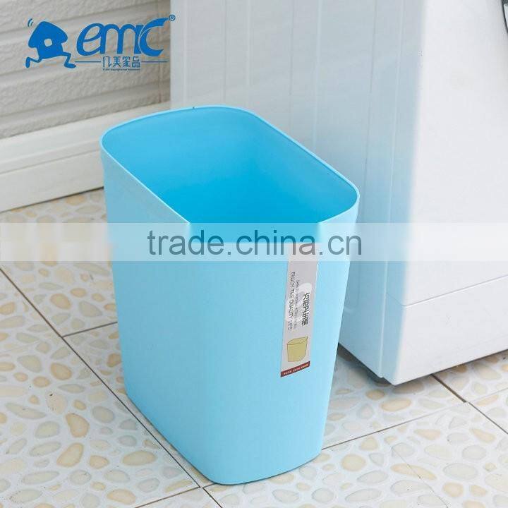 Square plastic dustbin, plastic wastebin, trash can