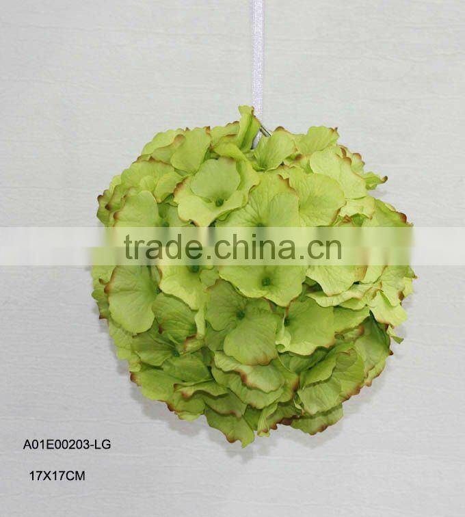 artificial hydrangea wedding flower ball
