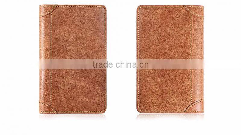 Retro Bifold Men pure leather business card holder fashion card wallet