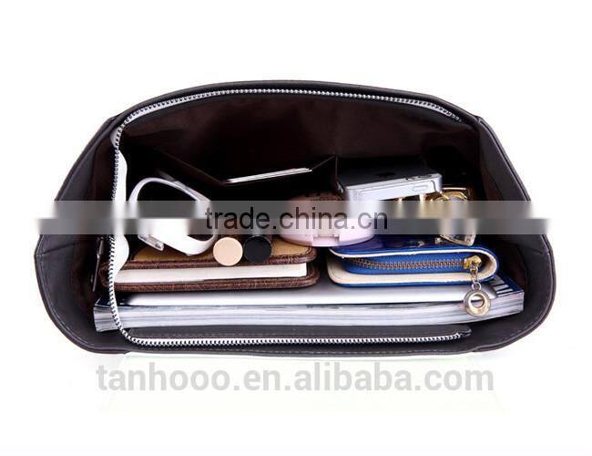 Hot selling Korea fashion leather hand bags for ladies , leather shoulder hand bags for women, leather tote hand bags for girls