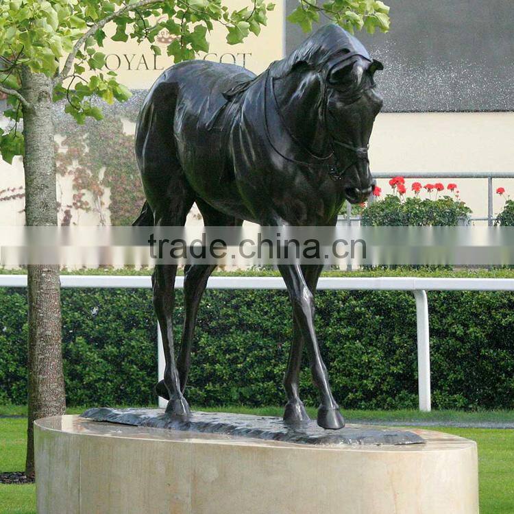 outdoor handicraft life size horse bronze statue for garden decoration