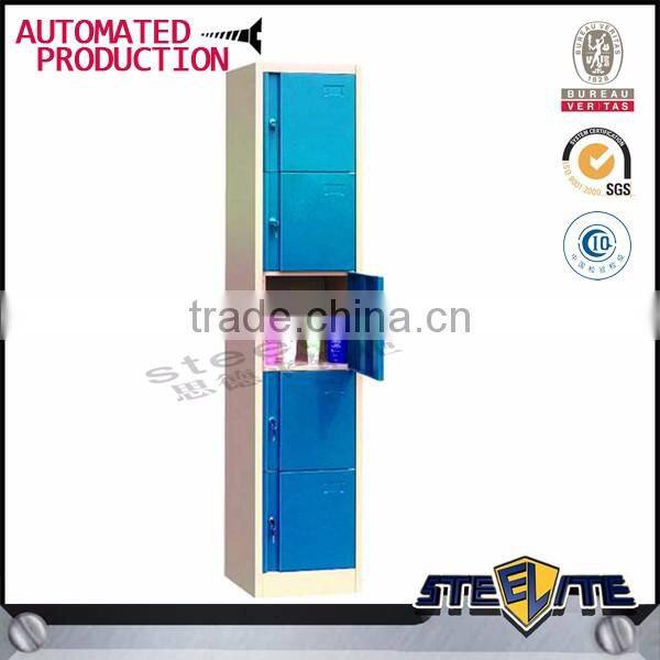 Steel furniture 5 door clothing steel locker/wardrobe