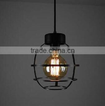 Outdoor Cafe Dinning Metal Wire Ceiling Lamp Light Cover