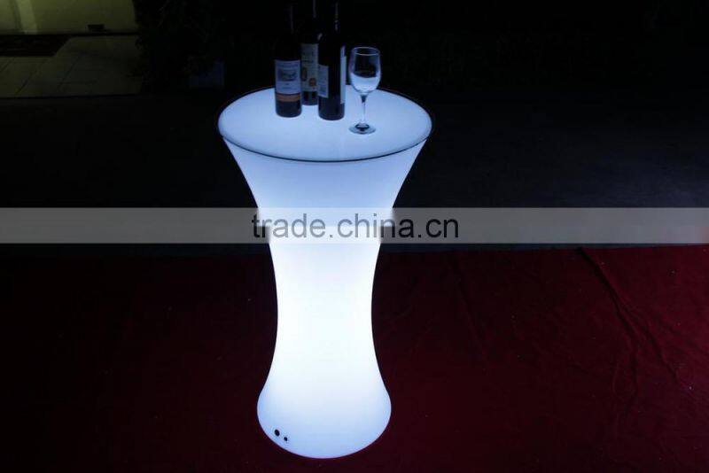Led bar table/cocktail chari/led coffee table for coffee shop