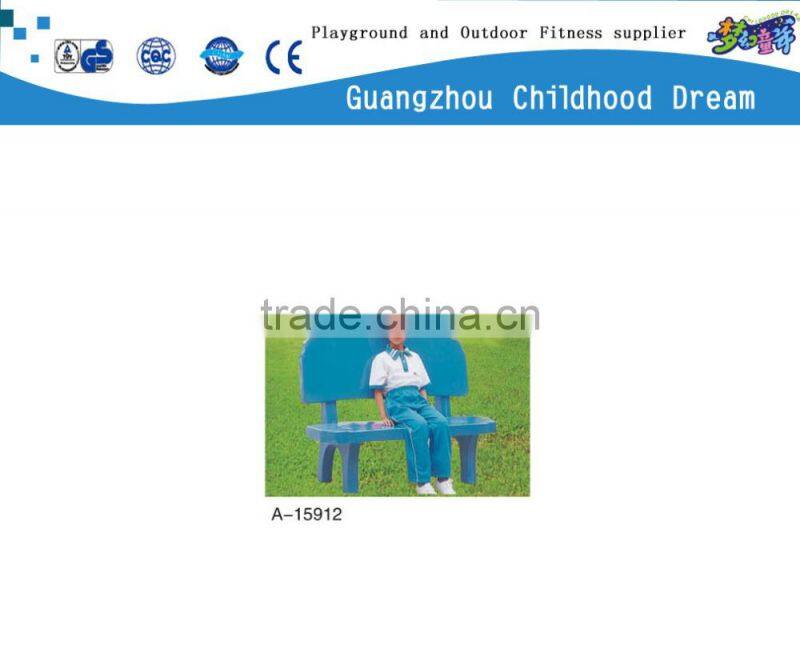 (A-15912) Outdoor public bench, outdoor concrete bench, outdoor fiberglass bench