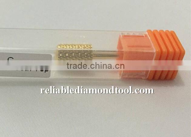 Total Length 40MM Shank Diameter Barrel Ball Golden Carbide Burr for Nail HUAXING JIANGYIN