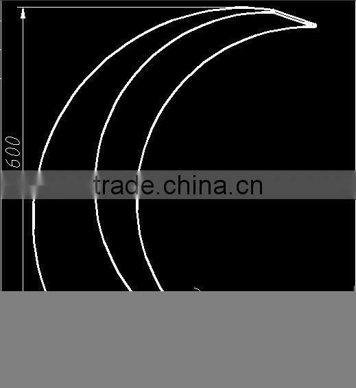 Customized indoor spa pool use arc hook stainless steel spa pool massage swimming pool waterfall