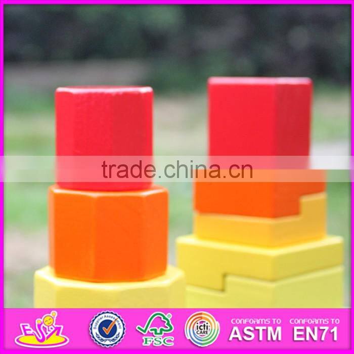 2016 new design children educational wooden shape sorter toy W13D130