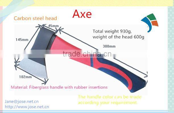 Fiberglass handle axe