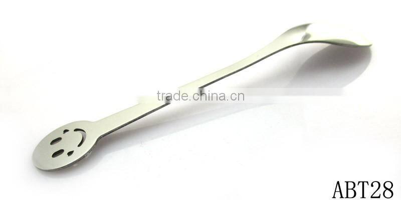 Hot New Products 2016 Melamine Spoon,smile face stainless steel 410 spoon