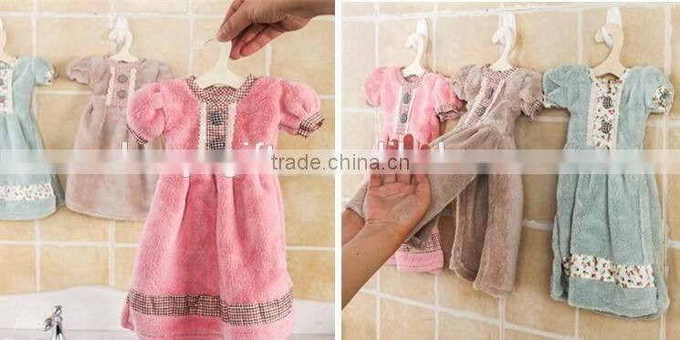 Best Quality Princess Dress Printed Kids Small Airline Hand Towels For Children Microfiber Hand Towel