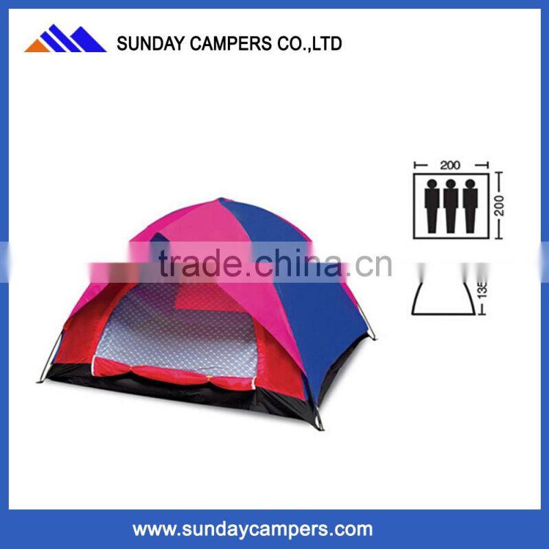 Outdoor hiking 2017 spring season pop up camping tent teepee 2 person