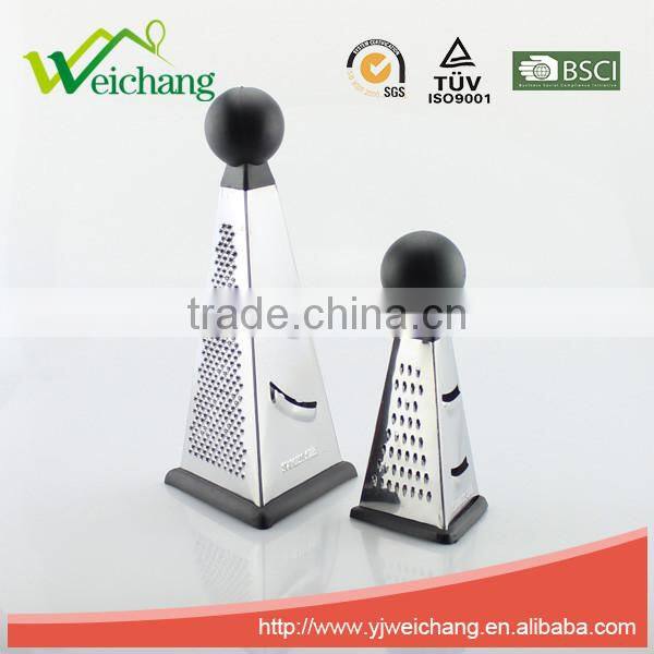 WCGT334 hot sale 3 sides stainless steel grater vegetable kitchen graters
