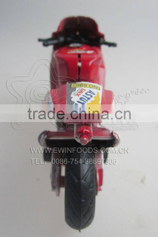Yummy Egg Roll Cream Biscuit ,Motorcycle Toy