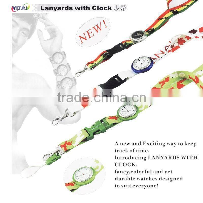 New product 2014 custom clock lanyard