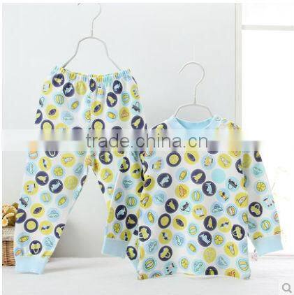 lovely girls 100% cotton printed children sleep wear/pajamas