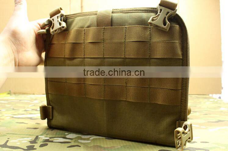 custom brown military tactical molle pad small bags