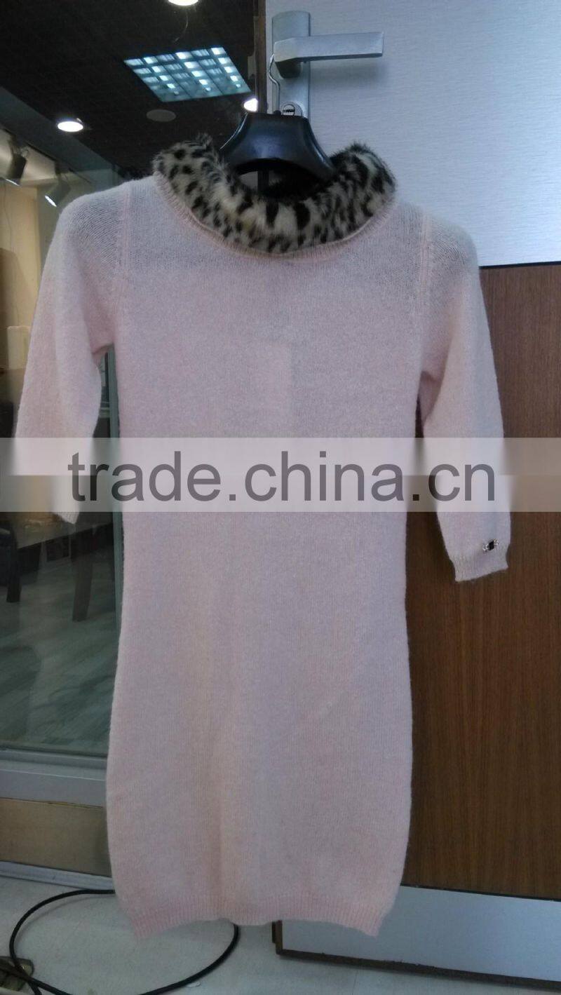 2014 fashion women sweater with collar