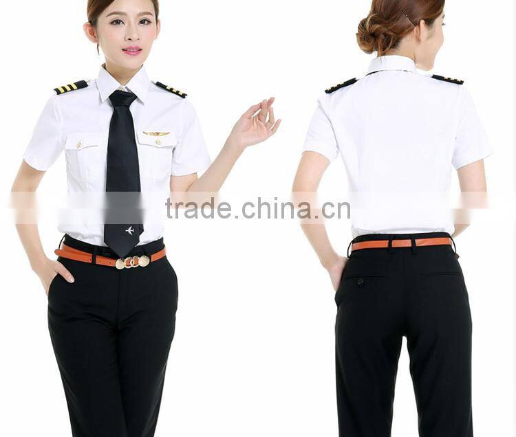 short sleeve pilot shirt pilot shirt white