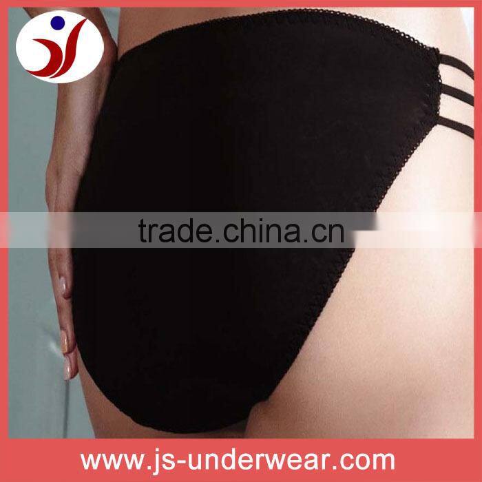 ladies nylon hollow out black panties, fashion sexy girls transparent bikini panties