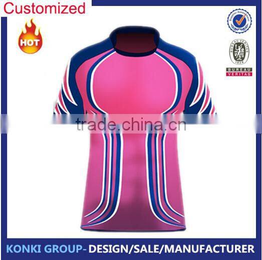 Wholesale Top Custom Cheap 100% Polyester Sublimation Sportwear Pattern Football Men T shirt