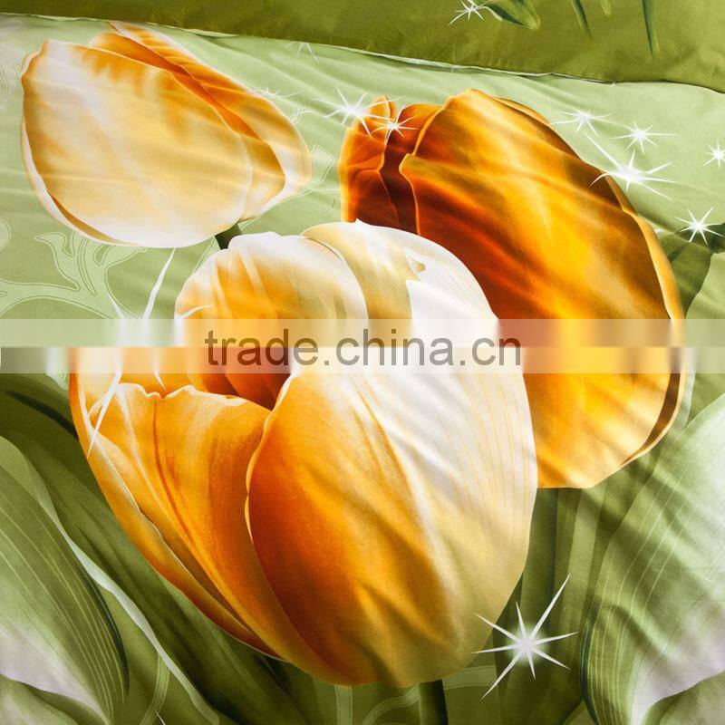 100% cotton brushed fabric for bedding set